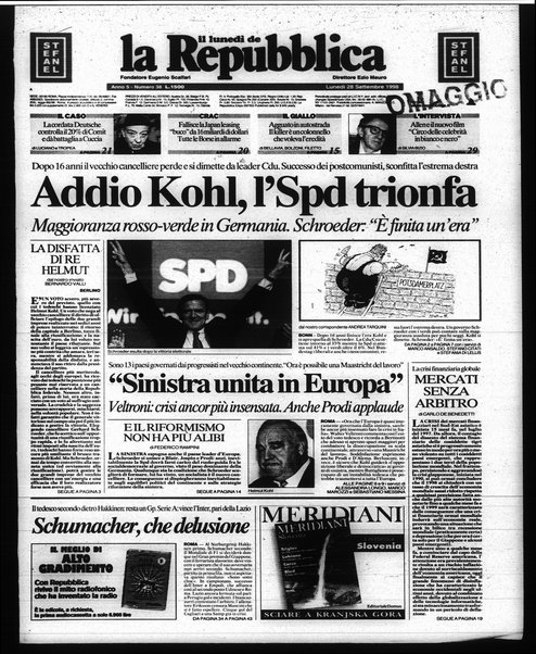 Il lunedì de La repubblica